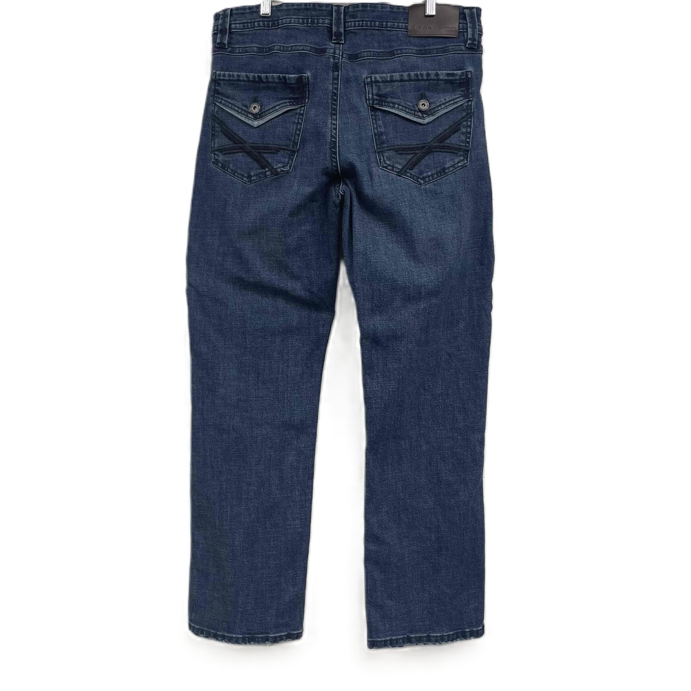 TK Axel Blue Slim Fit Bootcut Jeans Mens Medium Wash Denim 36x34 - Picture 2 of 11